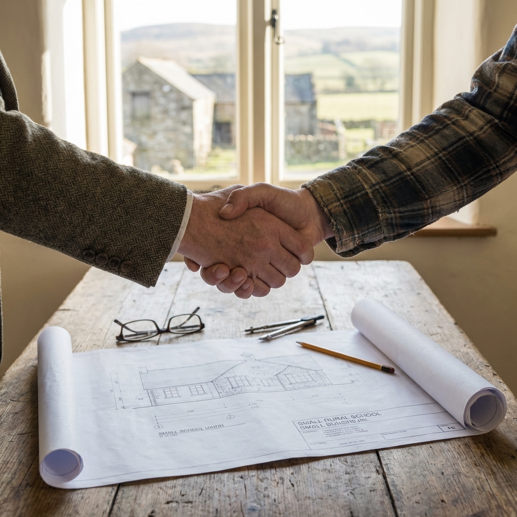 Partnership handshake